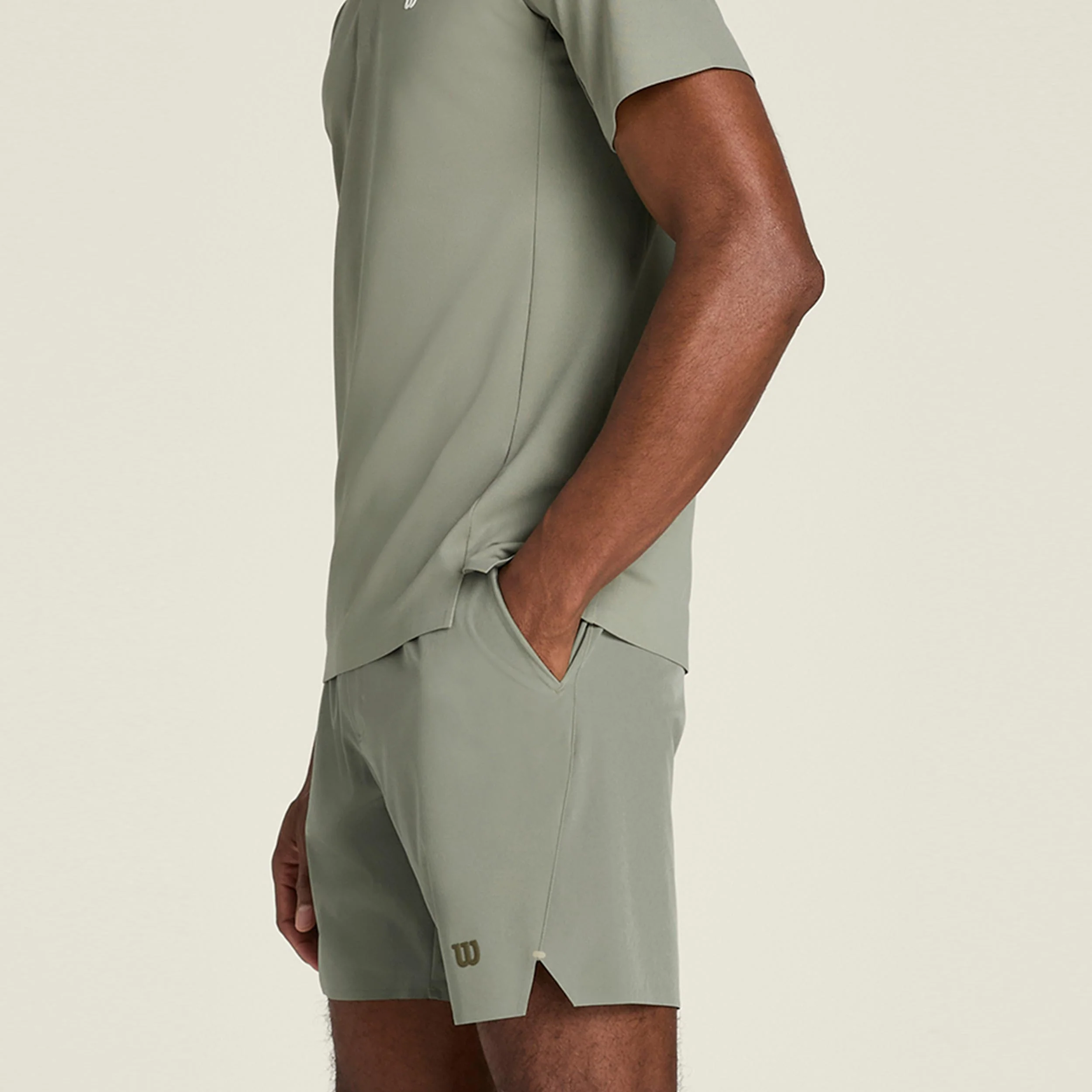 Tournament 7in Shorts Herren-oliv - Image 4