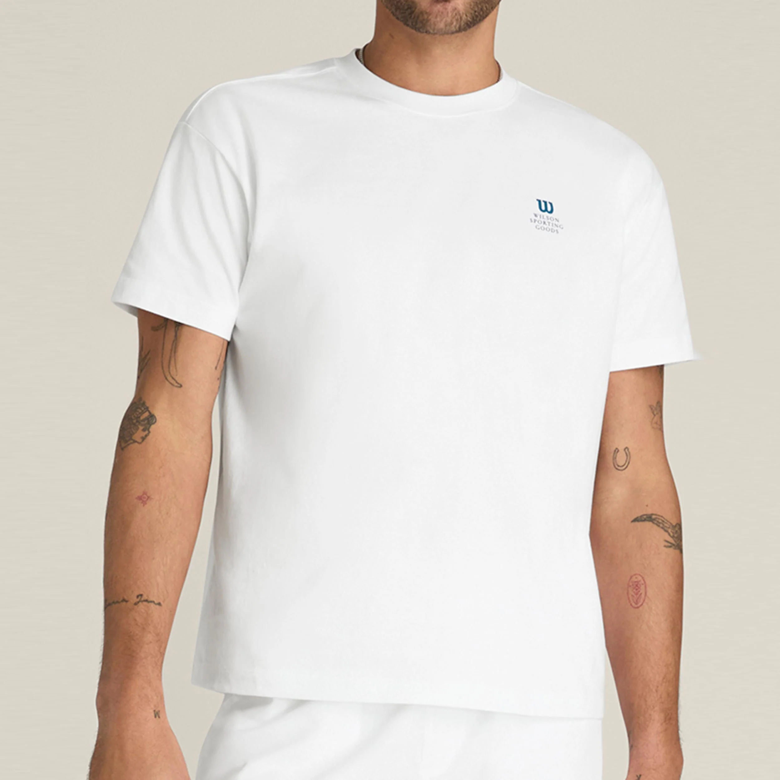 Wilson Classic T-Shirt Herren-weiß