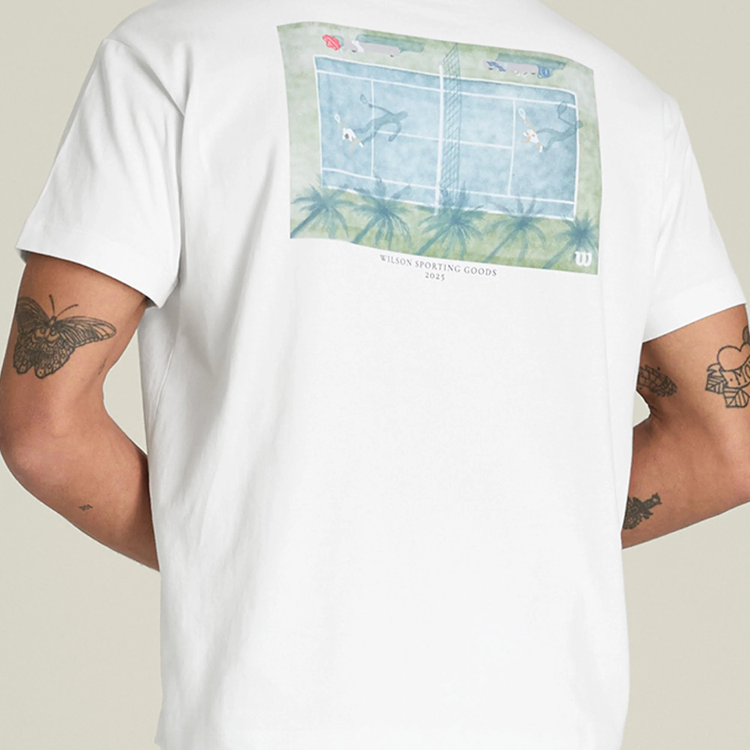 Wilson Classic T-Shirt Herren-weiß - Image 2